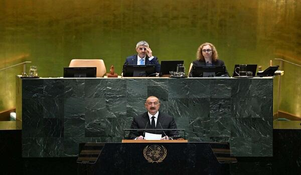 Prezident İlham Əliyev BMT-də çıxış etdi - Video